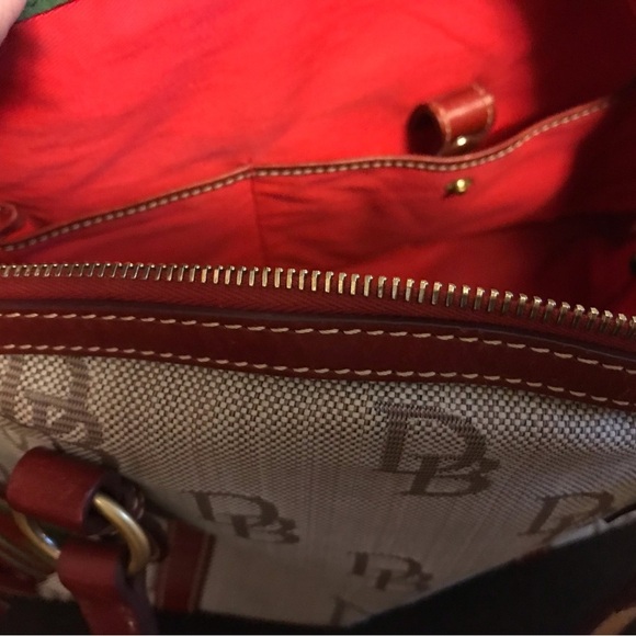 Dooney & Bourke Signature Double Handle Bag canvas leather - Picture 11 of 11